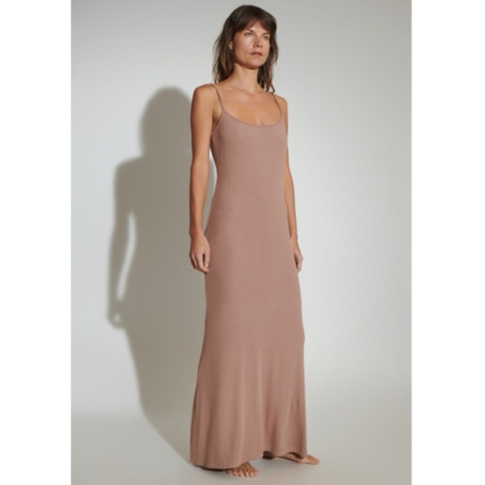 Skin Worldwide Nile Ribbed Maxi Dress NWOT in Isla